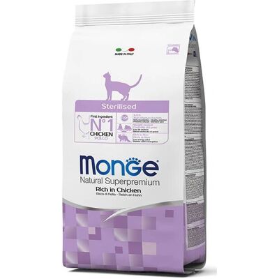 Monge Natural Superpremium Cibo secco per gatti con pollo Monge Natural Superpremium Cibo secco per gatti con pollo