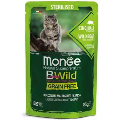 Cibo umido Monge Cinghiale Grain Free - 85g Cibo umido Monge Cinghiale Grain Free - 85g