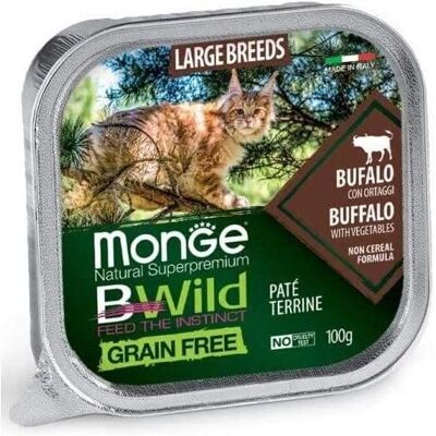 Monge Bwild Bez Zbóż Bawoła z Warzywami - Mokra Karma dla Kotów Monge Bwild Bez Zbóż Bawoła z Warzywami - Mokra Karma dla Kotów