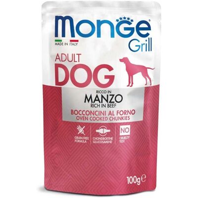 Monge kutyatáp - Marha, Cukorrépa nélkül, 100 g - Felnőtt Monge kutyatáp - Marha, Cukorrépa nélkül, 100 g - Felnőtt
