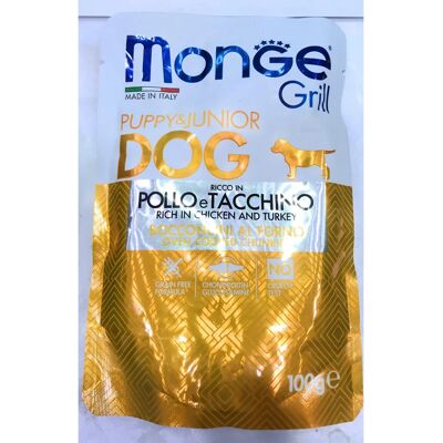 Monge Nourriture Chiot Poulet Dinde Sans Céréales - Publicité Monge Nourriture Chiot Poulet Dinde Sans Céréales - Publicité
