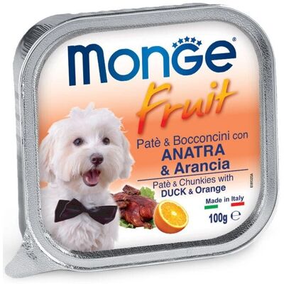 Monge Cibo Umido Anatra & Arancia - Per Cani Piccoli Monge Cibo Umido Anatra & Arancia - Per Cani Piccoli
