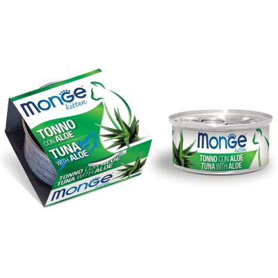 Marca Monge Cibo per Gattini Tonno Aloe - Conserve 80g Marca Monge Cibo per Gattini Tonno Aloe - Conserve 80g