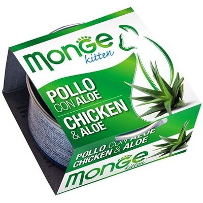 Monge Gattino Aloe Pollo - Cibo per Gatti 80g Monge Gattino Aloe Pollo - Cibo per Gatti 80g