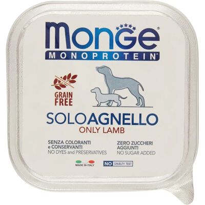 Monge Bárány Kutyaeledel - 150g Tálca Monge Bárány Kutyaeledel - 150g Tálca