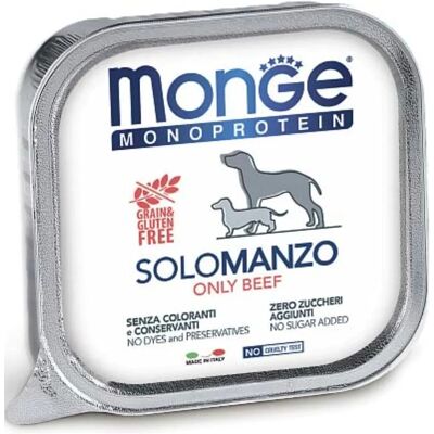 Monge Monoprotein Solo Manzo - 150g Cibo per cani Italia Monge Monoprotein Solo Manzo - 150g Cibo per cani Italia