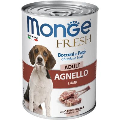 Monge Marca Cibo Umido Vitello per Cani - 400 G Monge Marca Cibo Umido Vitello per Cani - 400 G