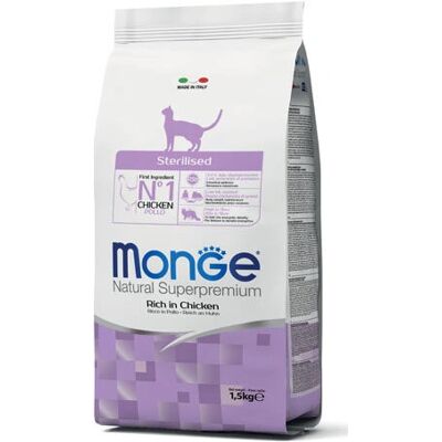 Monge Sterylizowane Kurczak 10kg - Karma dla Kotów Monge Sterylizowane Kurczak 10kg - Karma dla Kotów