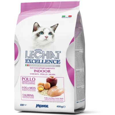 LECHAT Excellence Indoor Pollo 400 g - Cibo per gatti LECHAT Excellence Indoor Pollo 400 g - Cibo per gatti