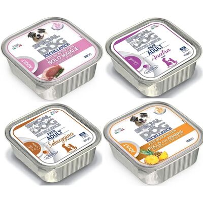 Cibo per cani adulti al'anatra Monge - Completo, 150g Cibo per cani adulti al'anatra Monge - Completo, 150g