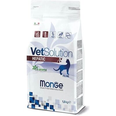 Monge VetSolution Cibo per Gatti Epatico - Supporta la Funzione Epato 1,5kg Monge VetSolution Cibo per Gatti Epatico - Supporta la Funzione Epato 1,5kg