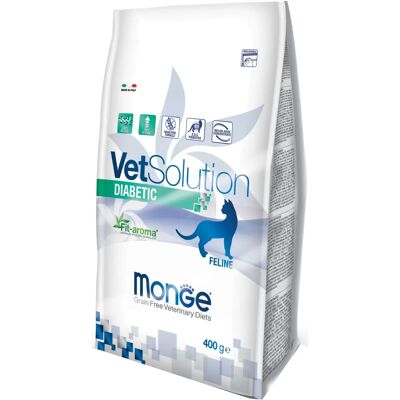 Cibo per gatti diabetici Monge VetSolution - Senza cereali - 400g Cibo per gatti diabetici Monge VetSolution - Senza cereali - 400g
