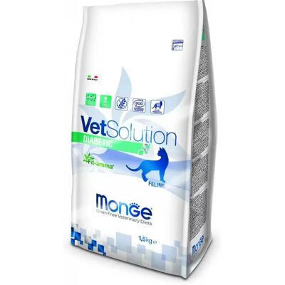 Monge VetSolution Diabetic - Nourriture sèche pour chats 1,5kg - Publicité Monge VetSolution Diabetic - Nourriture sèche pour chats 1,5kg - Publicité
