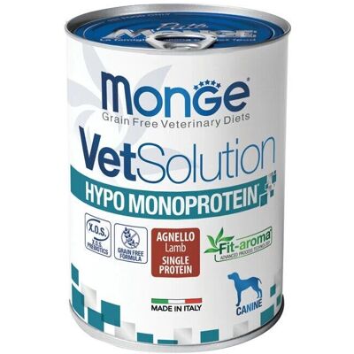 Monge kutyaeledel - Monoprotein - Hipóallergén bárány - 6x400g Monge kutyaeledel - Monoprotein - Hipóallergén bárány - 6x400g
