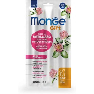 Monge Gift Support Pelle Trifoglio Rosso Cibo per Gatti Monge Gift Support Pelle Trifoglio Rosso Cibo per Gatti