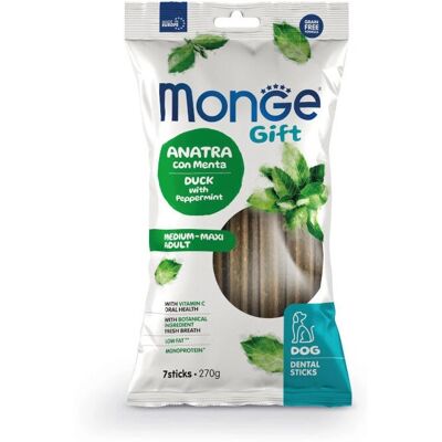Monge - Ente mit Minze - Medium/Maxi - Zahnsticks Monge - Ente mit Minze - Medium/Maxi - Zahnsticks