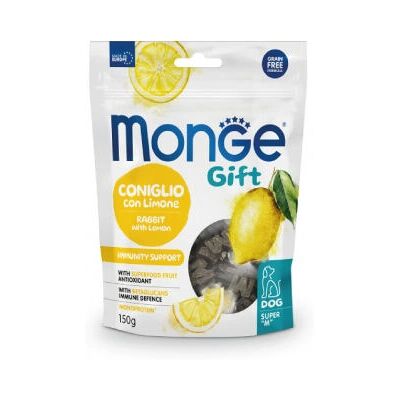 Regalo Monge Coniglio Limone - Supporto immunitario cane Regalo Monge Coniglio Limone - Supporto immunitario cane
