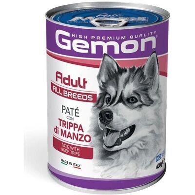 Gemon Paté per Cani Adulti con Trippa di Manzo - Lattina 400g Gemon Paté per Cani Adulti con Trippa di Manzo - Lattina 400g