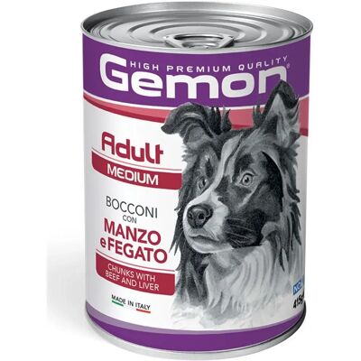 Monge Gemon Manzo e Fegato Cibo per Cani Medi Monge Gemon Manzo e Fegato Cibo per Cani Medi