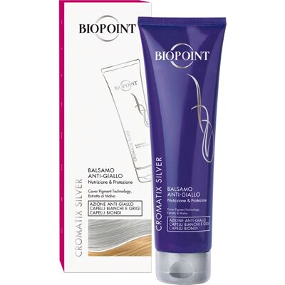 Biopoint Cromatix Silver Kvinna - Lila Balsam för Blondt eller Blekt Hår - Hårbalsam Biopoint Cromatix Silver Kvinna - Lila Balsam för Blondt eller Blekt Hår - Hårbalsam
