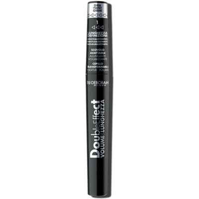 Deborah Milano Double Effect Mascara - Lengte & Volumewerking - Zwart Deborah Milano Double Effect Mascara - Lengte & Volumewerking - Zwart