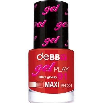 Debby - Smalto Gel Play N.91 - Rosso vivace - Nail Polish Debby - Smalto Gel Play N.91 - Rosso vivace - Nail Polish