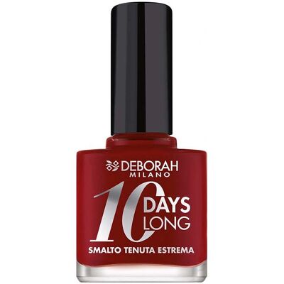 Vernis à Ongles Deborah Milano 10 Jours Long Rouge Foncé - Vernis Vernis à Ongles Deborah Milano 10 Jours Long Rouge Foncé - Vernis