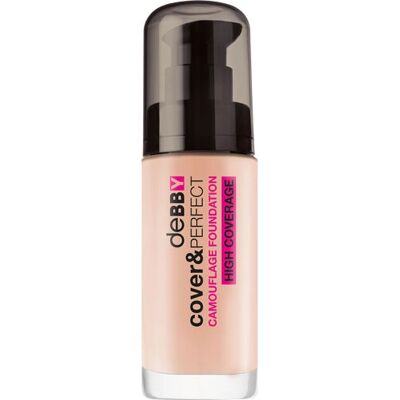 Debby - Cover&Perfect Camouflage Foundation 01 - Nude Rose - Matte - Foundation Debby - Cover&Perfect Camouflage Foundation 01 - Nude Rose - Matte - Foundation