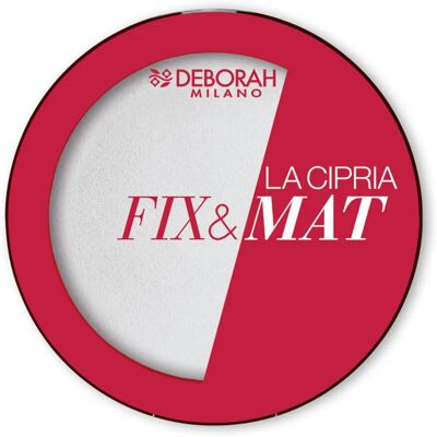 Deborah Milano La Cipria Fix&Mat Poudre Compacte Matifiante - Poudre visage Deborah Milano La Cipria Fix&Mat Poudre Compacte Matifiante - Poudre visage