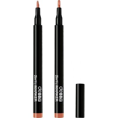 Debby 2in1 Lipmaker - Rossetto - Finitura naturale Debby 2in1 Lipmaker - Rossetto - Finitura naturale