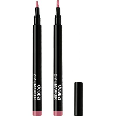 Debby 2in1 Lipmaker N.3 - Rossetto - Finitura naturale Debby 2in1 Lipmaker N.3 - Rossetto - Finitura naturale