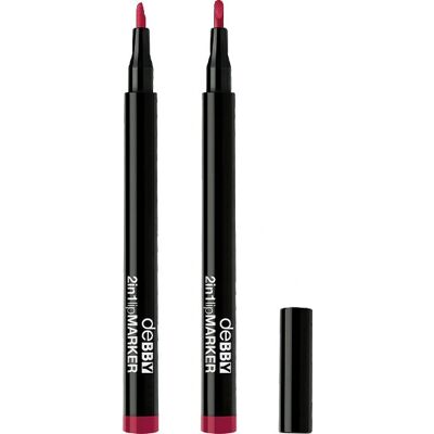 Debby 2in1 Rossetto N.6 - Contorno e Riempimento - Rossetto Debby 2in1 Rossetto N.6 - Contorno e Riempimento - Rossetto