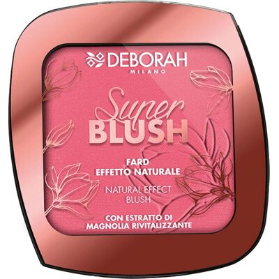 Deborah Milano Super Blush - Brick Pink - Texture Vellutata - Polvere di Blush Deborah Milano Super Blush - Brick Pink - Texture Vellutata - Polvere di Blush