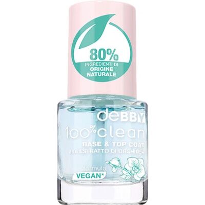 deBBY 100% clean Base&Top Coat - Base e Top Coat per unghie deBBY 100% clean Base&Top Coat - Base e Top Coat per unghie