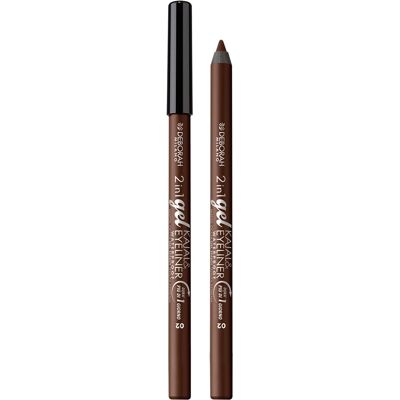 Deborah Milano Marrone 2-in-1 Gel Kajal & Eyeliner - Matita occhi Deborah Milano Marrone 2-in-1 Gel Kajal & Eyeliner - Matita occhi