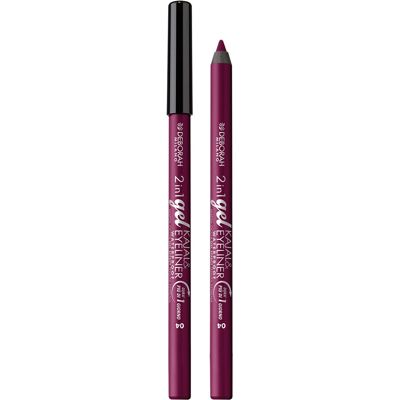Deborah Milano 2-en-1 Kajal & Crayon Œil - Aubergine - Résistant à l’eau Deborah Milano 2-en-1 Kajal & Crayon Œil - Aubergine - Résistant à l’eau
