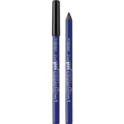 Deborah Milano Bleu 2-en-1 Gel Kajal et Eyeliner - Crayon pour les yeux Deborah Milano Bleu 2-en-1 Gel Kajal et Eyeliner - Crayon pour les yeux