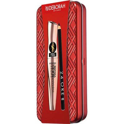 Deborah Milano N.01 Set Trucco Occhi Rosso - Eye Makeup Set Deborah Milano N.01 Set Trucco Occhi Rosso - Eye Makeup Set