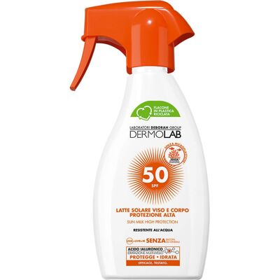 Dermolab Latte Solare SPF 50 Viso e Corpo - Latte solare Dermolab Latte Solare SPF 50 Viso e Corpo - Latte solare