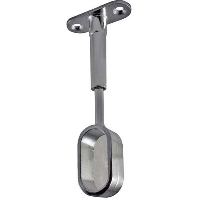 Unknown - Zinc cromato ottone? Supporti per armadi a tubo ovale 30x15mm - confezione da 2 pezzi - ferramenta per mobili Unknown - Zinc cromato ottone? Supporti per armadi a tubo ovale 30x15mm - confezione da 2 pezzi - ferramenta per mobili