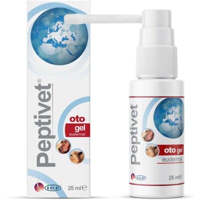VETRUUS Peptivet Oto Gel 25ml Cura delle orecchie per gatti e cani VETRUUS Peptivet Oto Gel 25ml Cura delle orecchie per gatti e cani