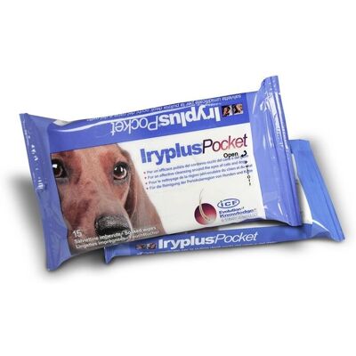 Iryplus Pocket Salviettine per Occhi di Animali - Pulizia degli Occhi Iryplus Pocket Salviettine per Occhi di Animali - Pulizia degli Occhi