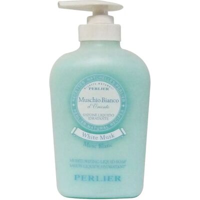 Perlier White Musk Liquide Savon - Mains & Corps 300ml - Publicité Perlier White Musk Liquide Savon - Mains & Corps 300ml - Publicité