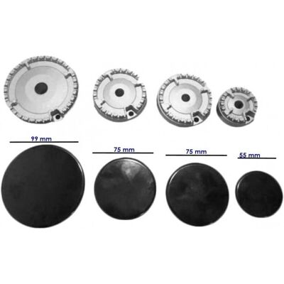Ariston - 8PZ 082831 - 4 Fuochi - Kit fiamme piano cottura Ariston - 8PZ 082831 - 4 Fuochi - Kit fiamme piano cottura