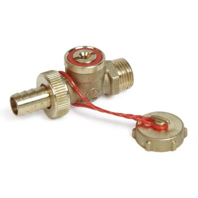 Giacomini Messing Kugelhahn - 1/2" M Schlauchanschluss - Schraubenziehergriff - Für Sanitär Giacomini Messing Kugelhahn - 1/2" M Schlauchanschluss - Schraubenziehergriff - Für Sanitär