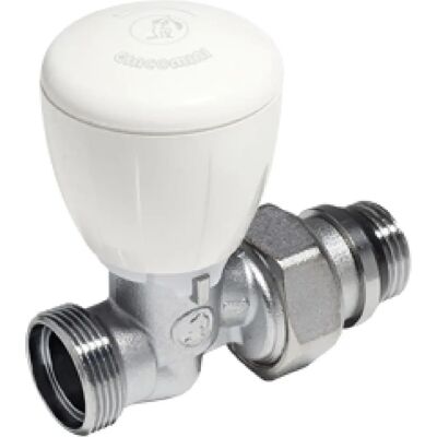 Vanne micrométrique thermostatique Giacomini R432TG - Laiton, Chrome - Publicité Vanne micrométrique thermostatique Giacomini R432TG - Laiton, Chrome - Publicité