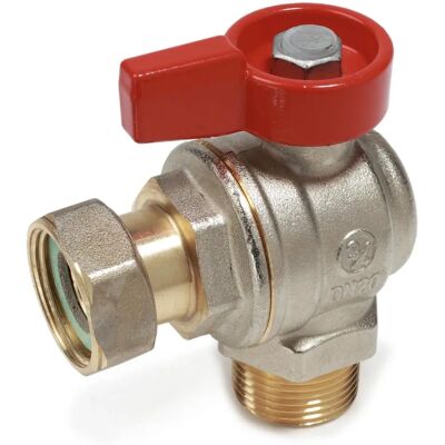 Giacomini R780P-1 Winkel-Kugelhahn für Kessel - 3/4" M x 3/4" F Giacomini R780P-1 Winkel-Kugelhahn für Kessel - 3/4" M x 3/4" F
