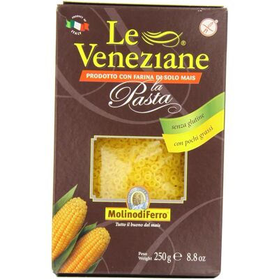 Le Veneziane Pasta di Mais Senza Glutine - Anellini 250g - Pasta Le Veneziane Pasta di Mais Senza Glutine - Anellini 250g - Pasta