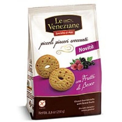Le Veneziane Biscotti Frutti Di Bosco - Senza Glutine Le Veneziane Biscotti Frutti Di Bosco - Senza Glutine
