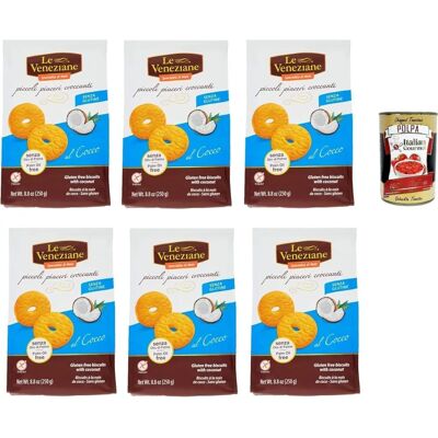 Le Veneziane Biscotti Cocco Senza glutine - Biscotti Le Veneziane Biscotti Cocco Senza glutine - Biscotti